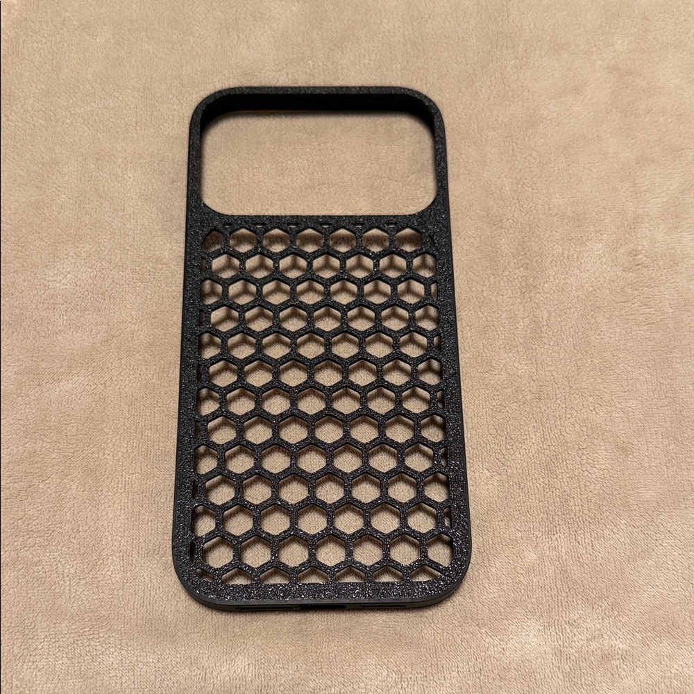 Black Honeycomb Phone Case